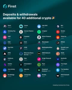 40 nieuwe tokens finst